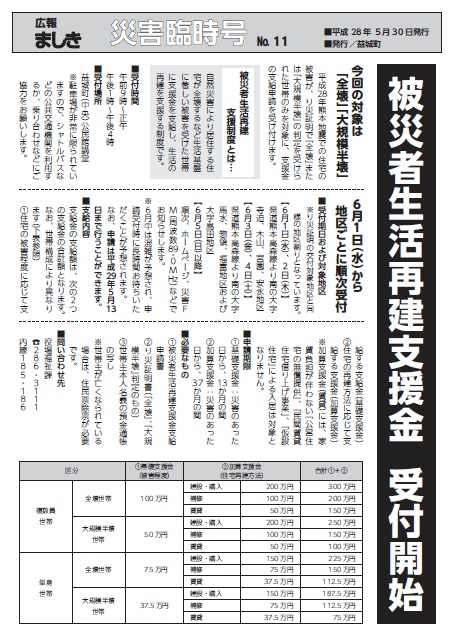災害臨時号No.11